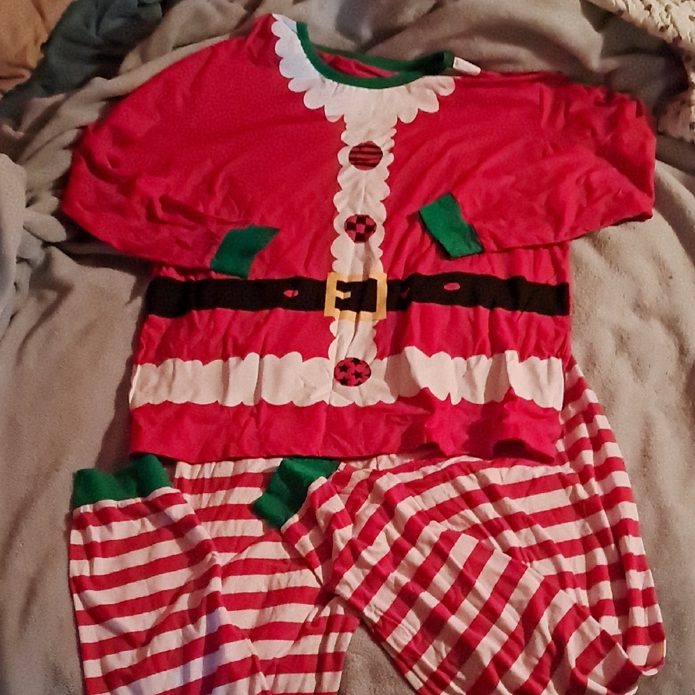 Festive Santa Pajama Set
